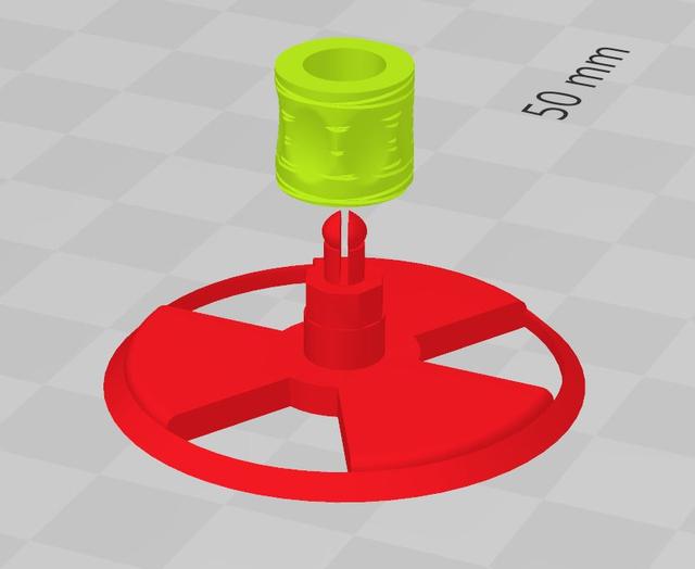 Modified riser grid for Nu-K Riser 3D model thumbnail