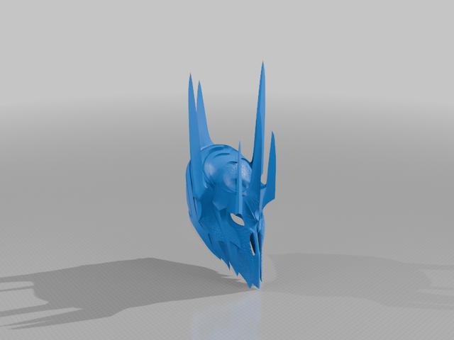 Sauron's helmet 3D model thumbnail