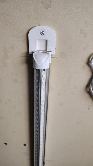 LED garage lights bracket 3D model thumbnail