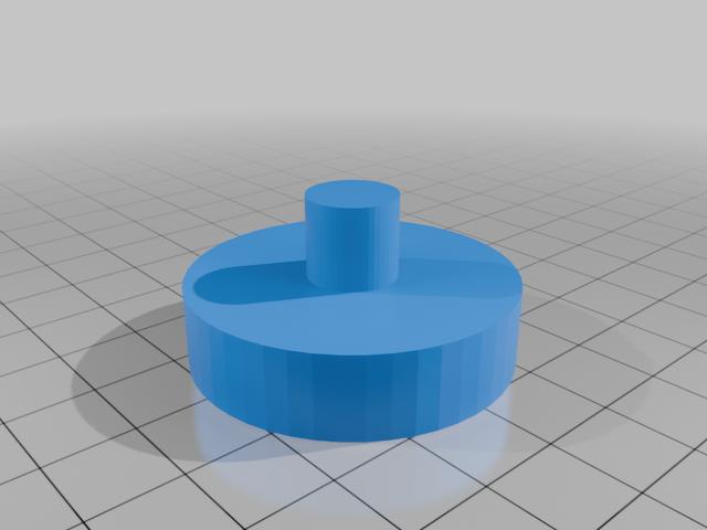 Office Chair Floor Glider 11mm 3D model thumbnail