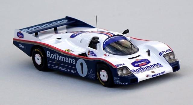Headlight Cover Vacuform Buck for Heller Porsche 962 1/43 3D model thumbnail