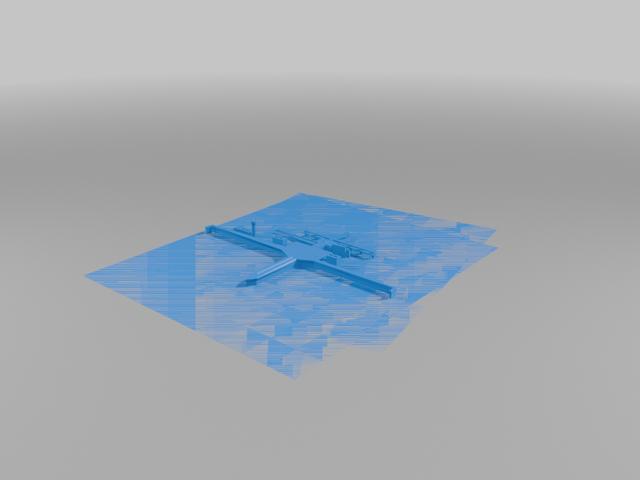 Chubu Centrair International Airport - together 3D model thumbnail
