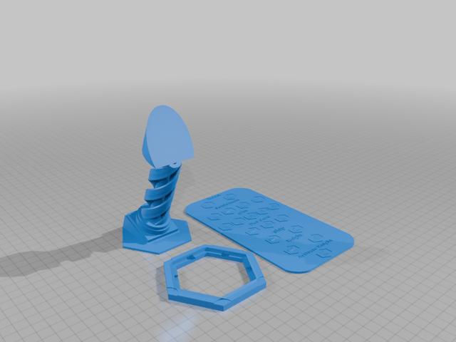 building cost, base game and expansions  3D model thumbnail
