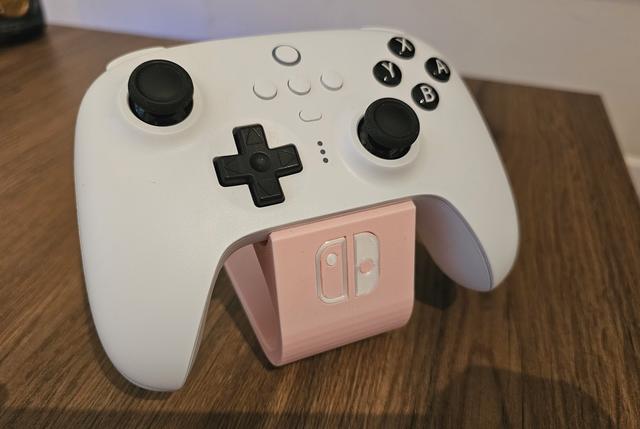 Nintendo Switch controller stand with logo 3D model thumbnail