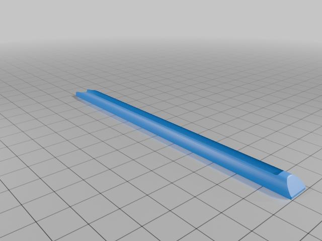 Slim S-Pen Holder for Galaxy Fold 5 / 6, tweaked 3D model thumbnail