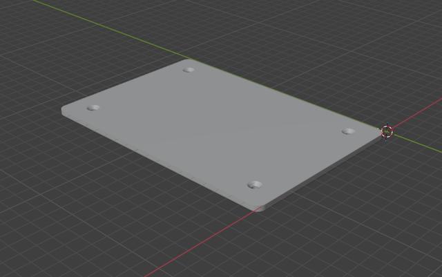 Solera Style Wall Mechanism Cover – 186 x 126 mm 3D model thumbnail