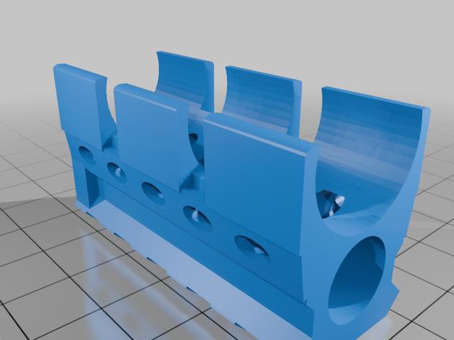 Crosman P322-P377 Picatinny Mount 3D model thumbnail