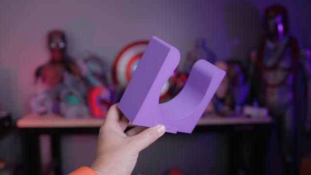 Fat Tire Bike Wall Mount Clip Remix 3D model thumbnail