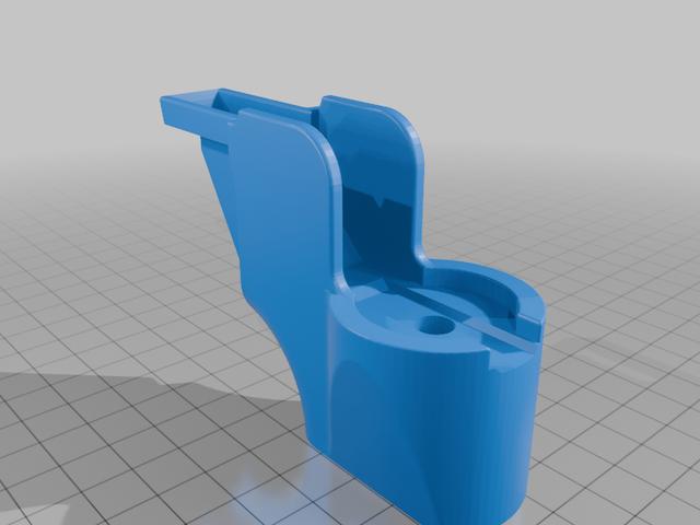 AR-7 stock adapter with folding stock 3D model thumbnail