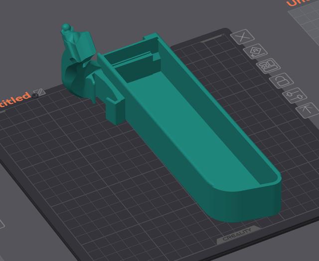 Spine and storage box ender 3 v3 se 3D model thumbnail
