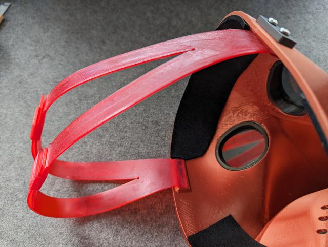 Adjustable TPU headband 3D model thumbnail