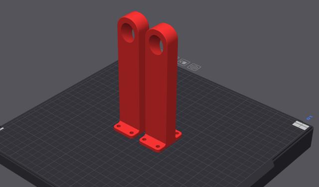 Light Saber wall bracket 3D model thumbnail