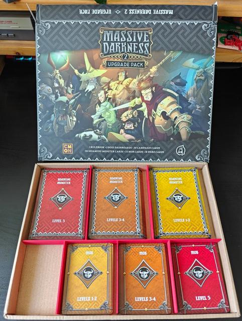 Massive Darkness 2 card storage insert for Massive Darkness Upgrade box. 3D model thumbnail