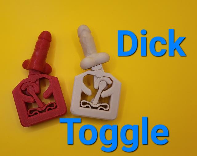 Dick Toggle 3D model thumbnail