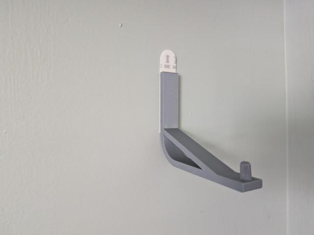 Voyager Wall Mount for Command Strips 3D model thumbnail