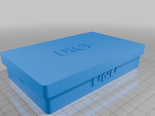 Dice Box 3D model thumbnail