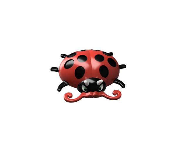 chubby mister ladybug 3D model thumbnail