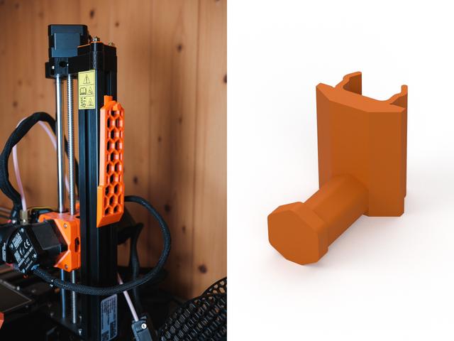 Prusa Mini Hook for scraper tool 3D model thumbnail
