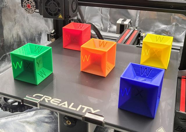 20mm WXYZ Calibration Hypercube 3D model thumbnail