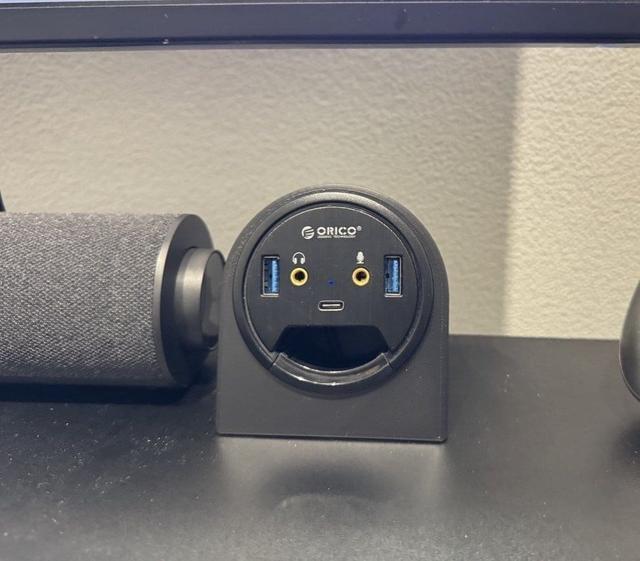 Holder for USB table hub 3D model thumbnail