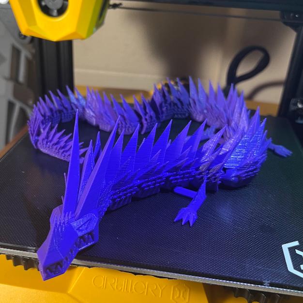 Articulated Dragon 3D model thumbnail