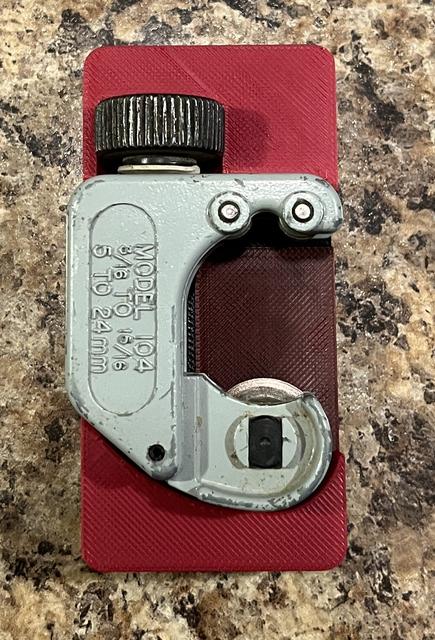 Gridfinity Tubing Cutter 1x2 3D model thumbnail