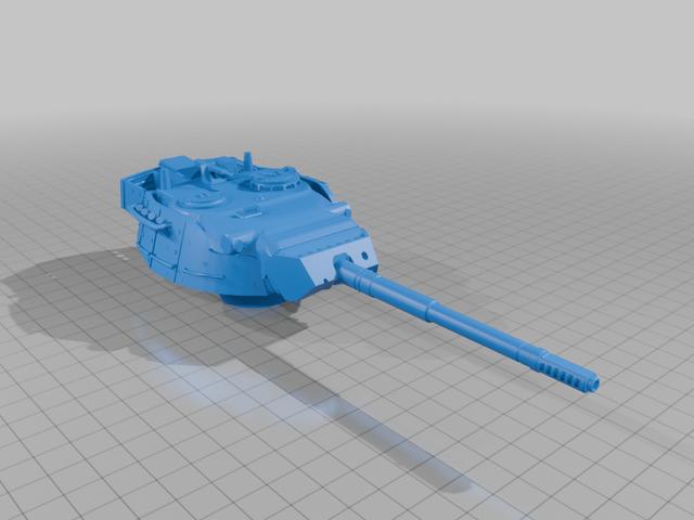 vk-484 panzerturm 3D model thumbnail