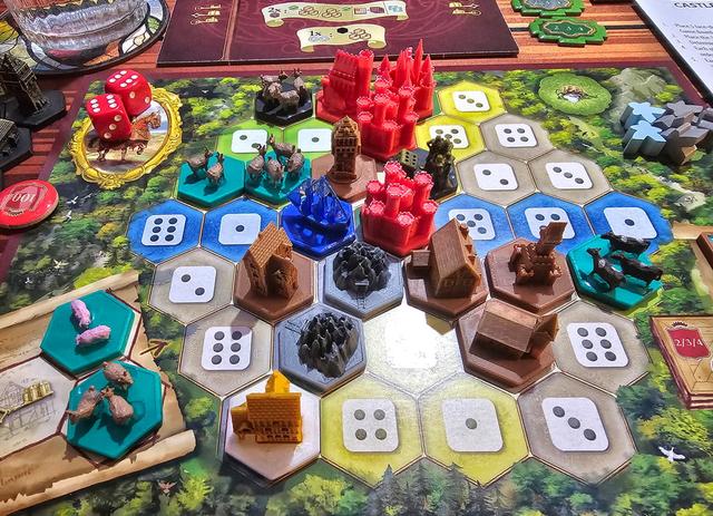 Castles of Burgundy Upgrade for 2019 Alea Version 3D model thumbnail