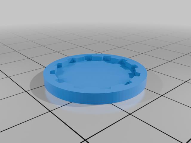Blank Wargaming Token OPR tokens compatible 3D model thumbnail