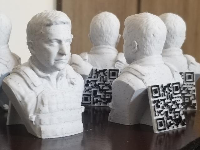Bravery Letter! Help Ukraine with printing! 3D model thumbnail