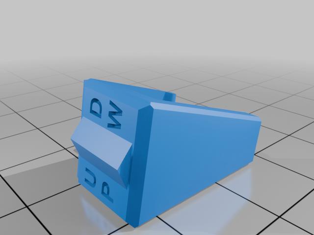 cr 10 bed clip bed lock adjustment knob remix 3D model thumbnail