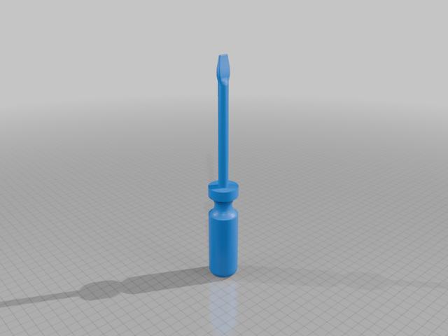 screwdriver_B 3D model thumbnail