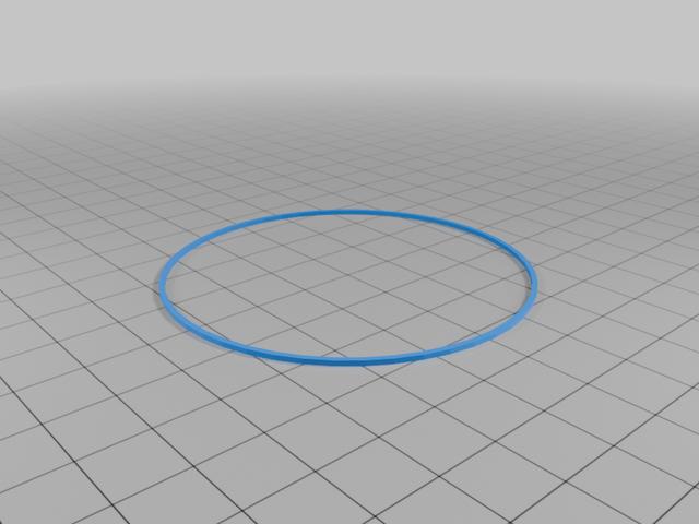 Canon EF-S lens gap filler 3D model thumbnail