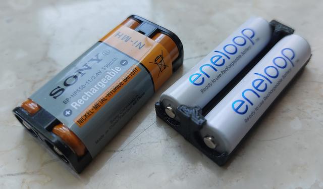 Sony BP-HP550-11 Battery Harness for rechargable AAA cells 3D model thumbnail