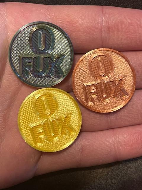 0 FUX coin! 3D model thumbnail