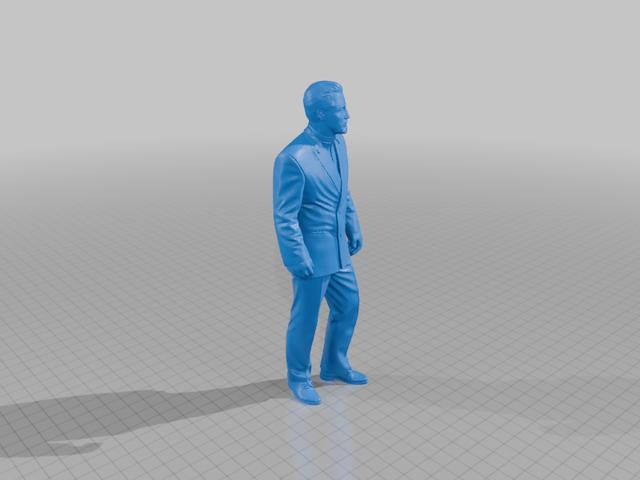 John Sheridan from Babylon 5 3D model thumbnail