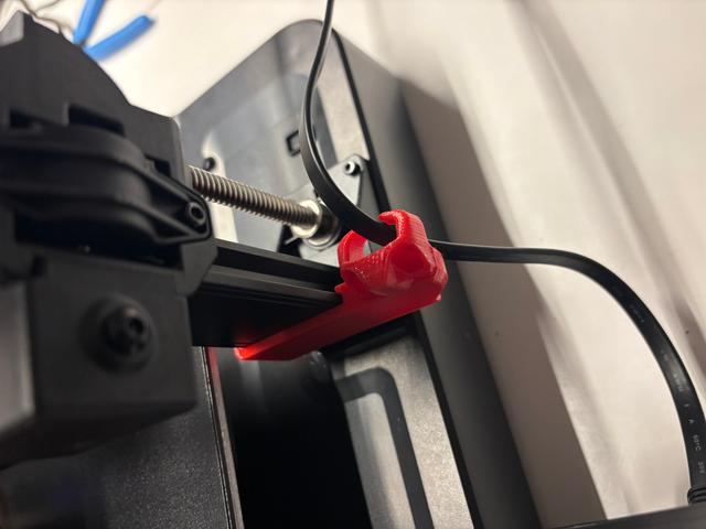Right side mount for g sensor usb c cable Ender 3 V3 KE 3D model thumbnail