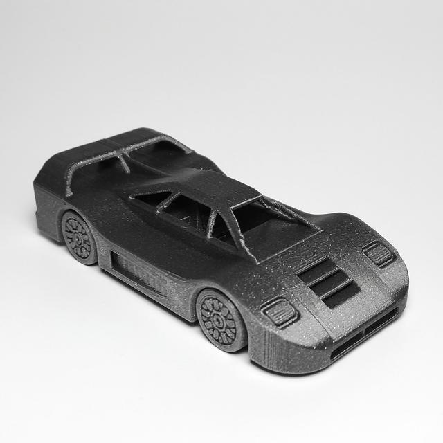 Print in Place Race Car 3D model thumbnail