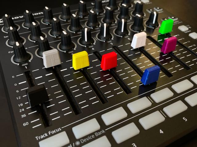 CUSTOM FADER FOR NOVATION LAUNCH CONTROL XL MK2 3D model thumbnail