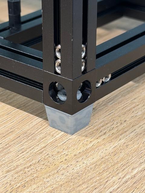 MakerBeamXL Corner Cube Feet 3D model thumbnail