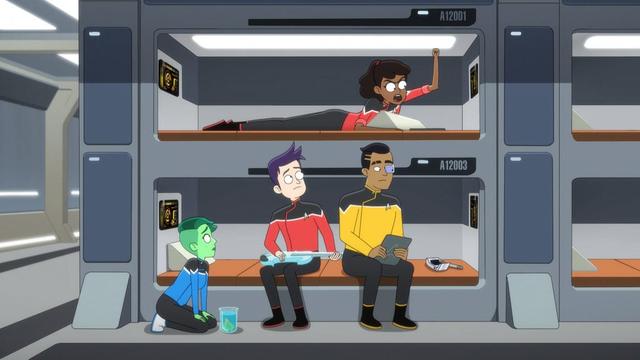 USS Cerritos Corridor Bunks- Star Trek Lower Decks 3D model thumbnail