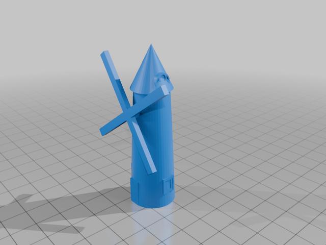 windmolen 3D model thumbnail