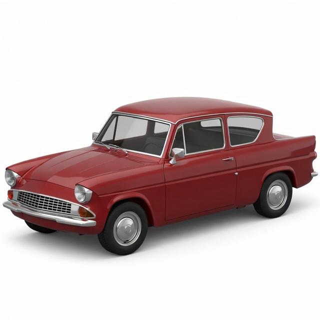 Ford Anglia 3D model thumbnail