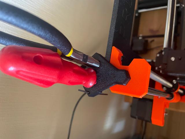 pliers/screwdriver holder for Prusa I3 Mk3S 3D model thumbnail