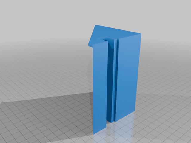 Printable Miter Jig for Proxxon Hot‑Wire Tools 3D model thumbnail