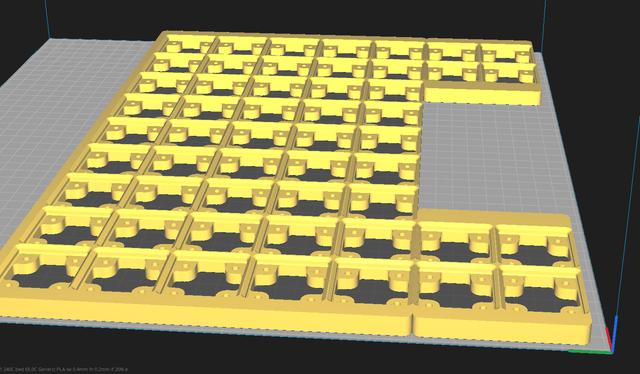 Gridfinity base for Harbor Freight 3D model thumbnail