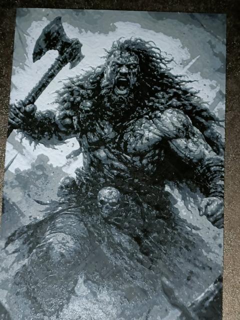 Hueforge Berserker 3D model thumbnail