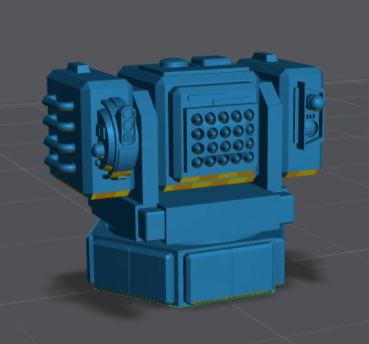Barracuda Launcher  3D model thumbnail