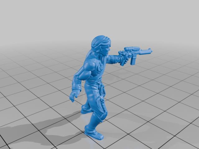 Crimson Twins Heroscape Proxy 3D model thumbnail