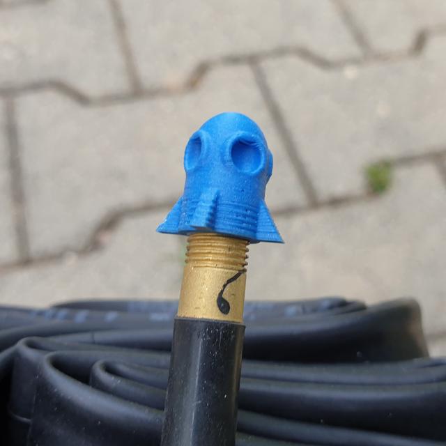 Rocket Valve Cover / Valvecap for Bike 3D model thumbnail
